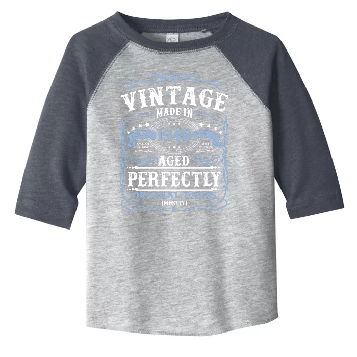 Classic 1948 Birthday Gift Toddler Fine Jersey T-Shirt