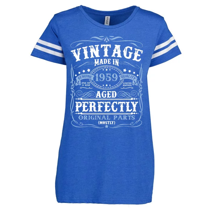 Classic 1959 Birthday Gift Enza Ladies Jersey Football T-Shirt