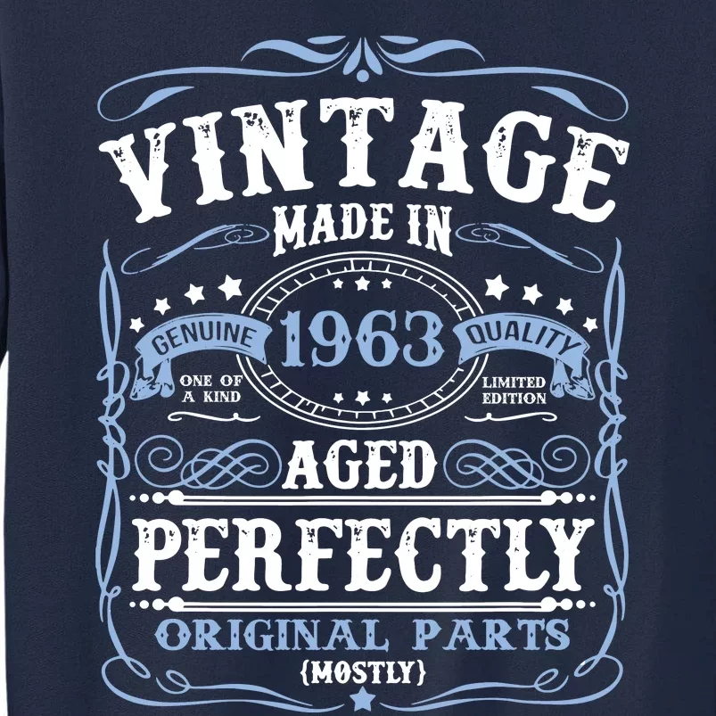 Classic 1963 Birthday Gift Tall Sweatshirt