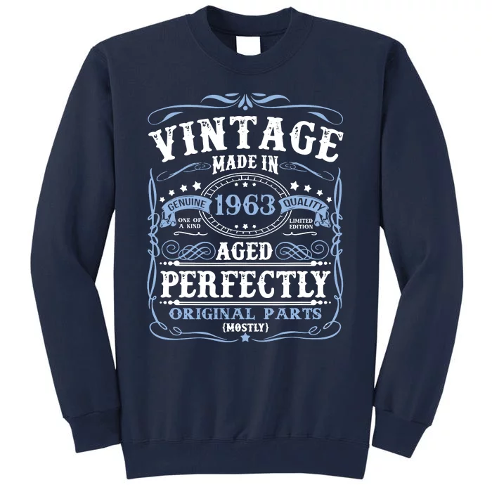 Classic 1963 Birthday Gift Tall Sweatshirt