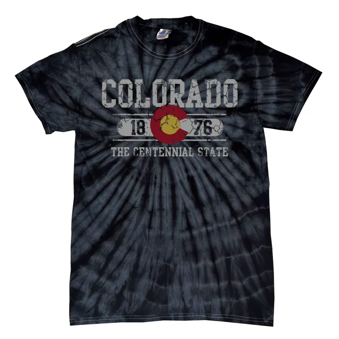 Colorado 1876 Centennial State Tie-Dye T-Shirt