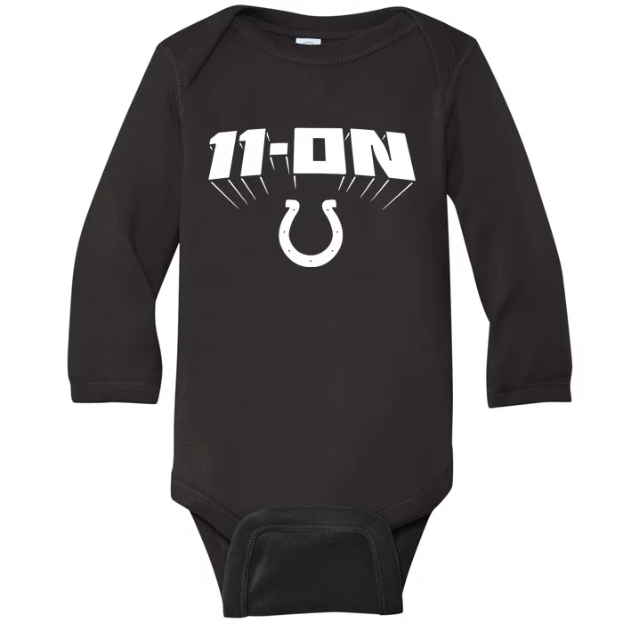 Coltscommunity 11on Baby Long Sleeve Bodysuit