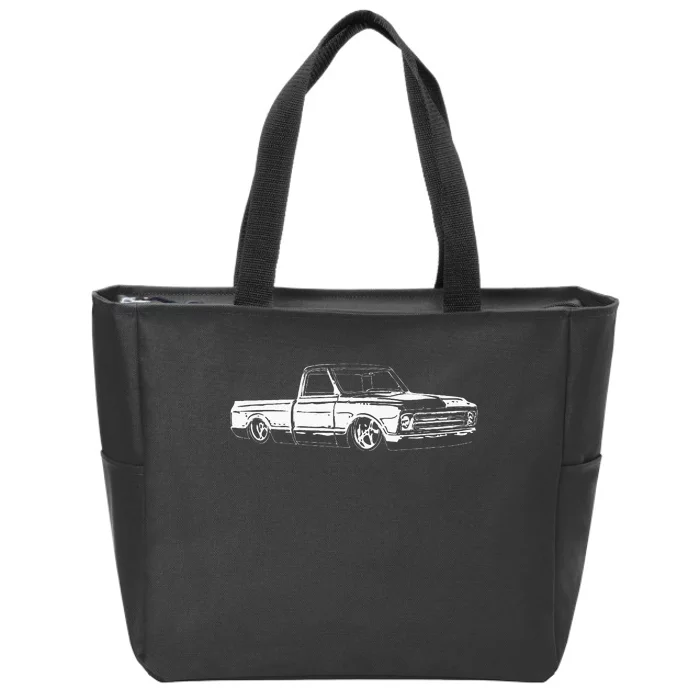 Classic 1967 C10 Truck C10 Truck Custom 10 Zip Tote Bag