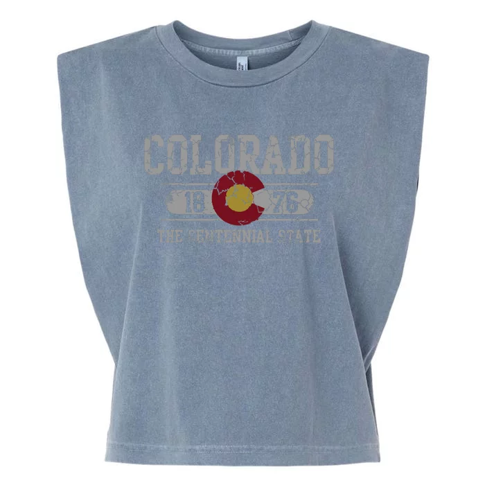 Colorado 1876 Centennial State Garment-Dyed Women's Muscle Tee