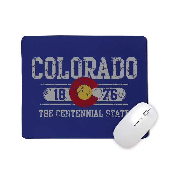 Colorado 1876 Centennial State Mousepad