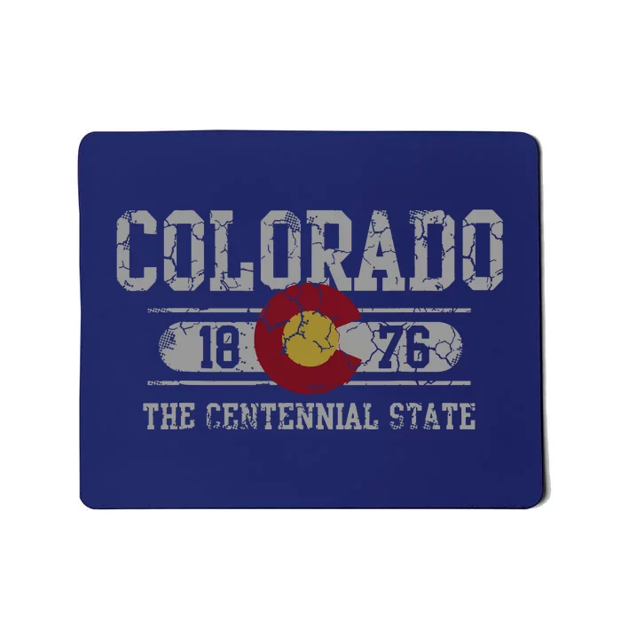 Colorado 1876 Centennial State Mousepad