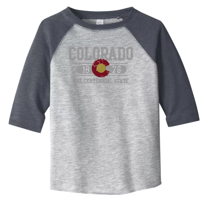 Colorado 1876 Centennial State Toddler Fine Jersey T-Shirt