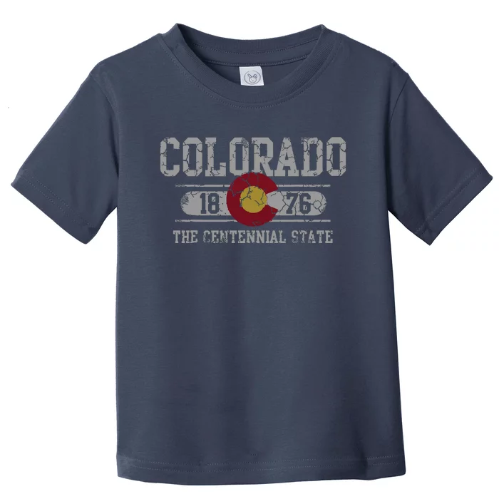 Colorado 1876 Centennial State Toddler T-Shirt