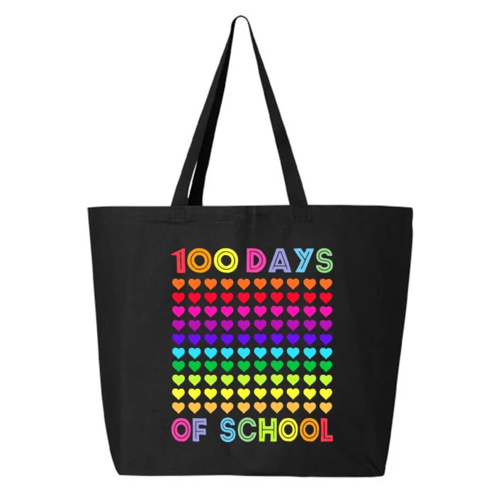 Cute 100 Days Of School And Still Loving It Hearts 100th Day 25L Jumbo Tote