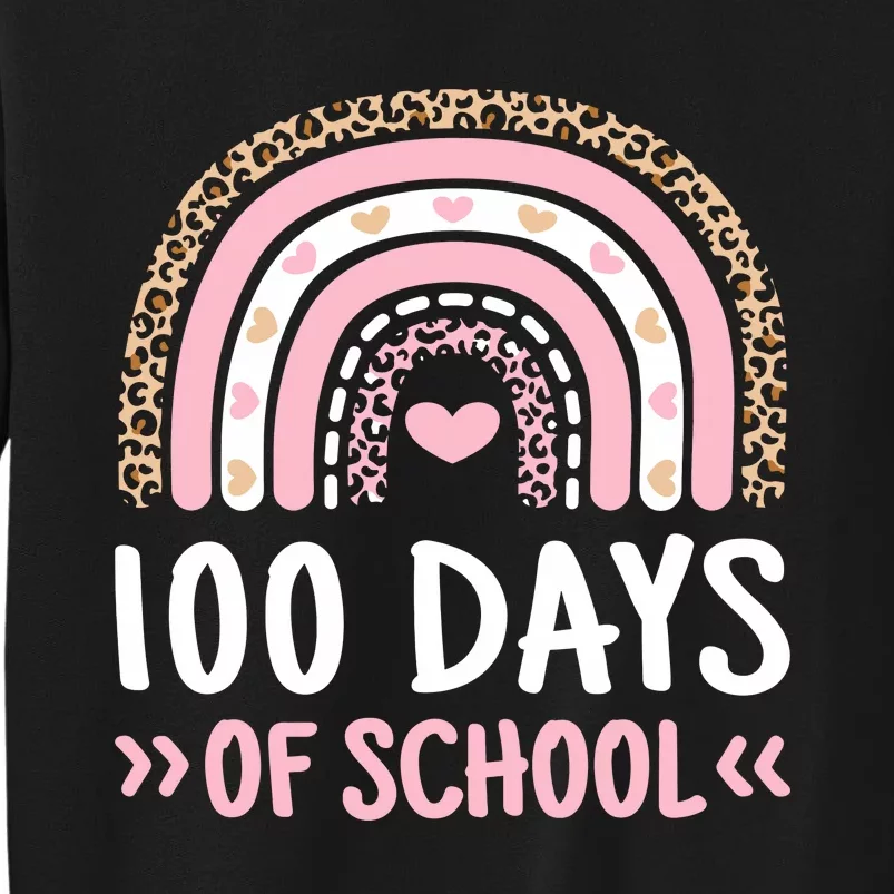 Cute 100 Days Of School Rainbow 100th Day Of School Sweatshirt