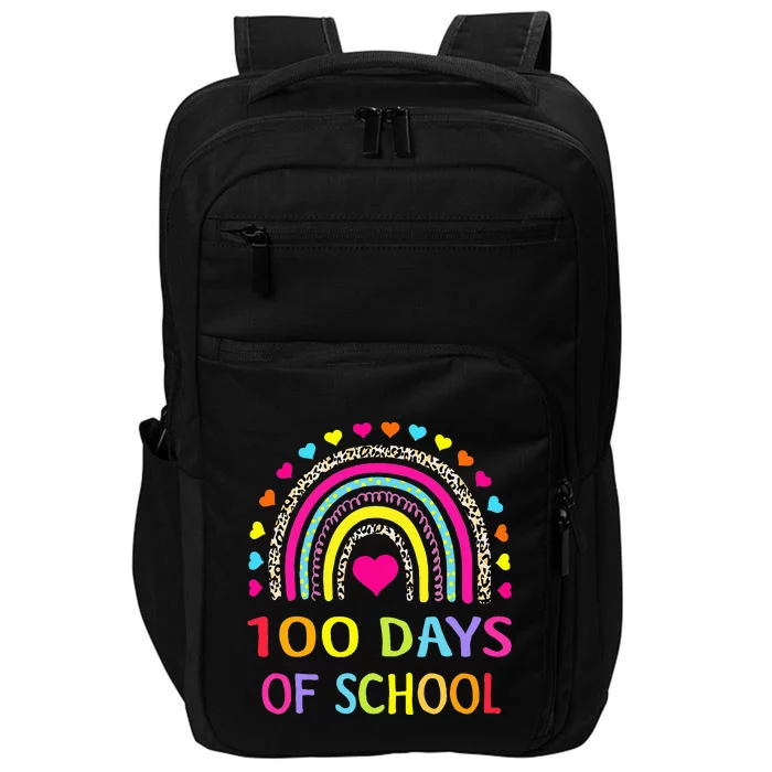 Cute 100 Days Of School Rainbow 100th Day Of School Impact Tech Backpack