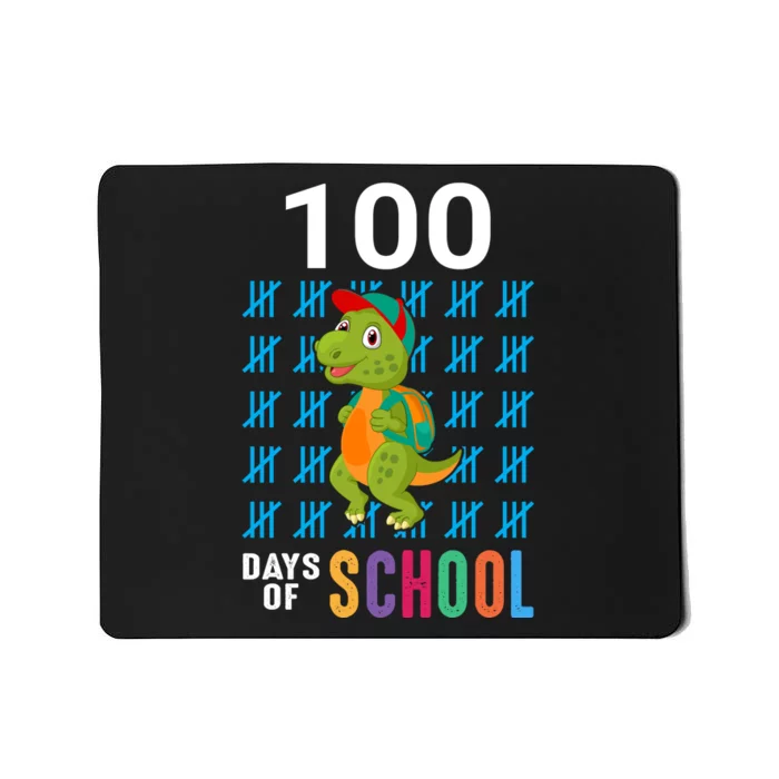 Cute 100th Day Of School Dino Happy 100 Days Dinosaur TRex Mousepad