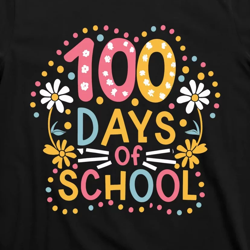 Cute 100th Day Student Boy Girl 100 Days Of School T-Shirt