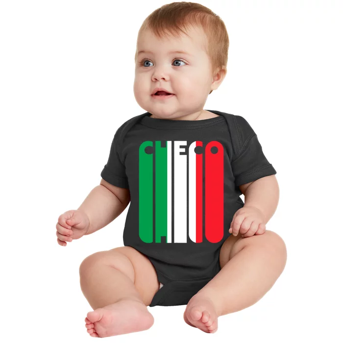 Checo 11 Formula Racing Fast Cars Racetrack Fan Mexico Baby Bodysuit