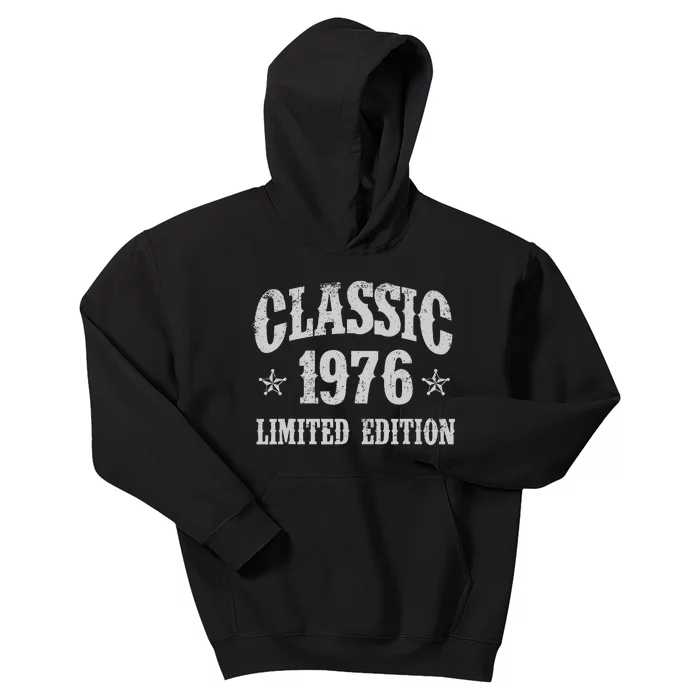 Classic 1976 Limited Edition Year Of Birth Birthday Kids Hoodie