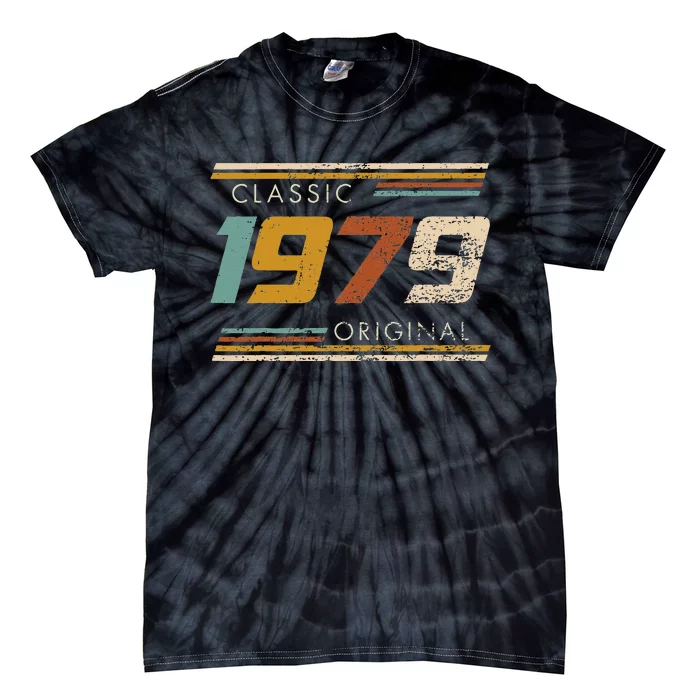 Classic 1979 Original Vintage Birthday Est 1979 Edition Tie-Dye T-Shirt