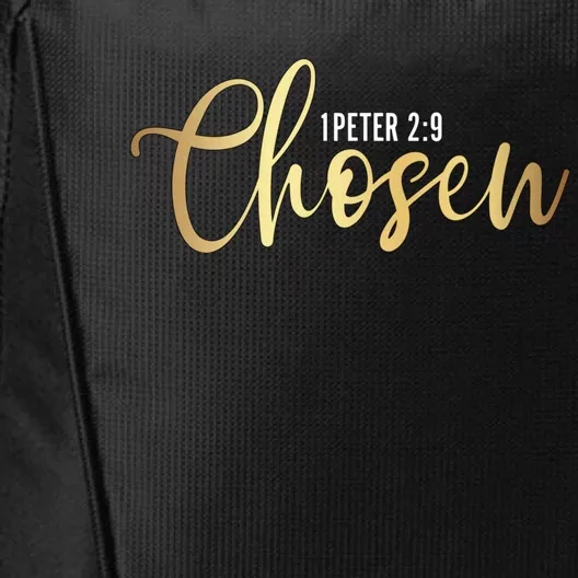 Chosen 1 Peter 9 Christian Religious City Backpack