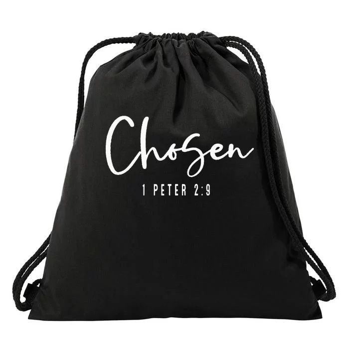 Chosen 1 Peter 29 Chosen Christian Drawstring Bag