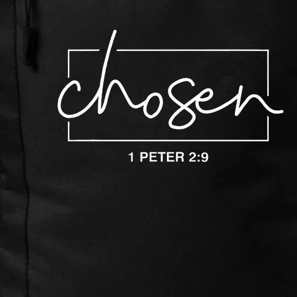 Chosen 1 Peter 29 Bible Verse Christian Daily Commute Backpack