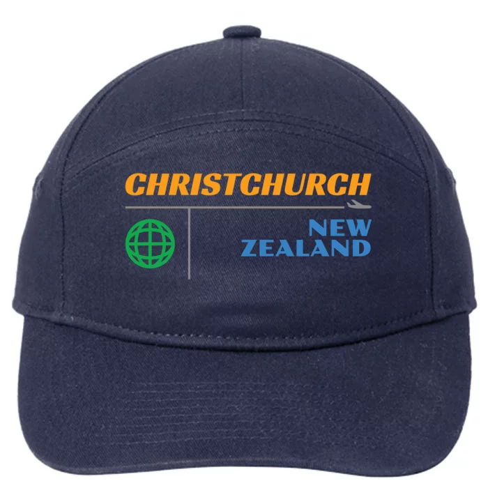 Christchurch 1950s Retro 7-Panel Snapback Hat