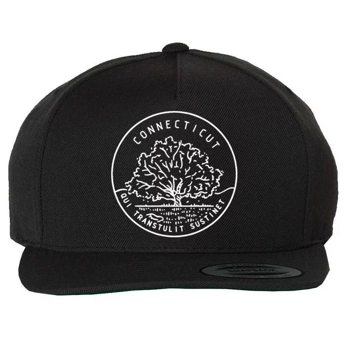 Connecticut 1788 State Of Connecticut Wool Snapback Cap