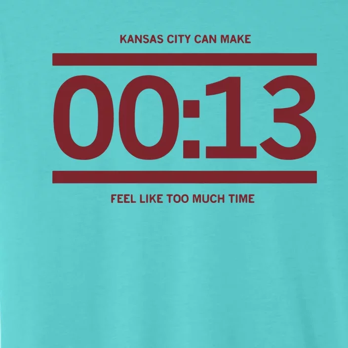 Chiefs 13 Seconds Kansas City Can Make 13 Seconds Feel Like Too Much Time ChromaSoft Performance T-Shirt