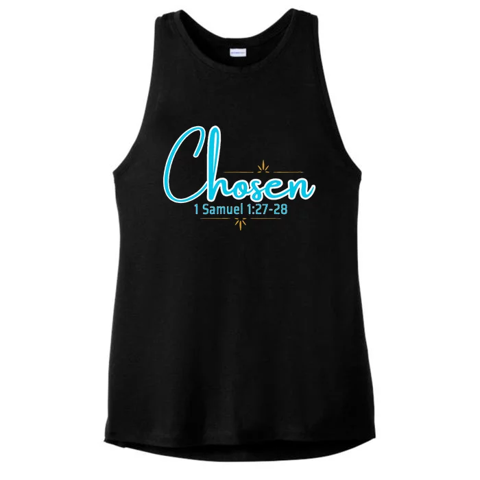 Chosen 1 Samuel 12728 Ladies Tri-Blend Wicking Tank