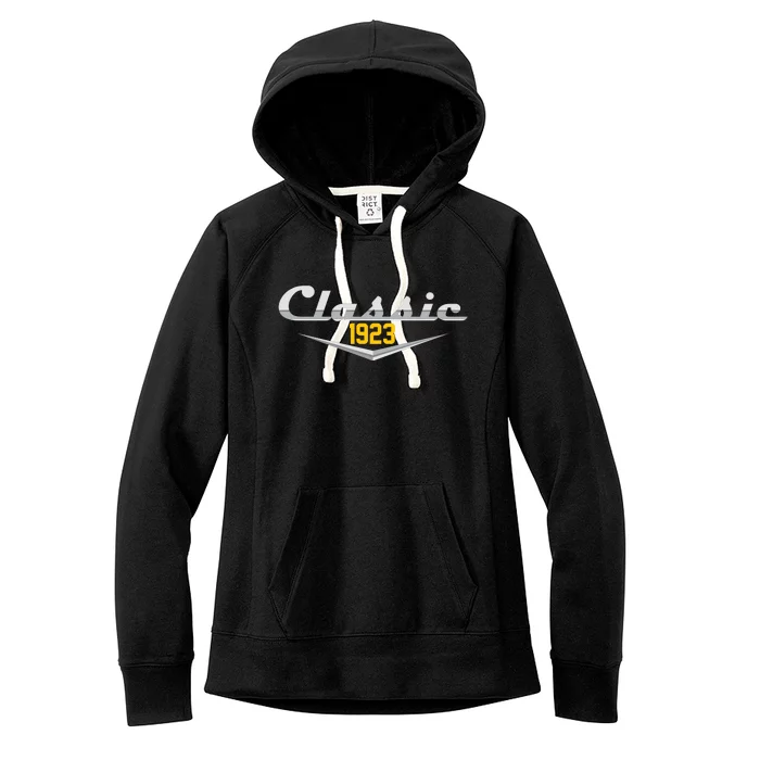 Classic 1923 Vintage 100th Birthday Women's Fleece Hoodie