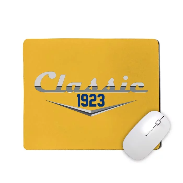 Classic 1923 Vintage 100th Birthday Mousepad