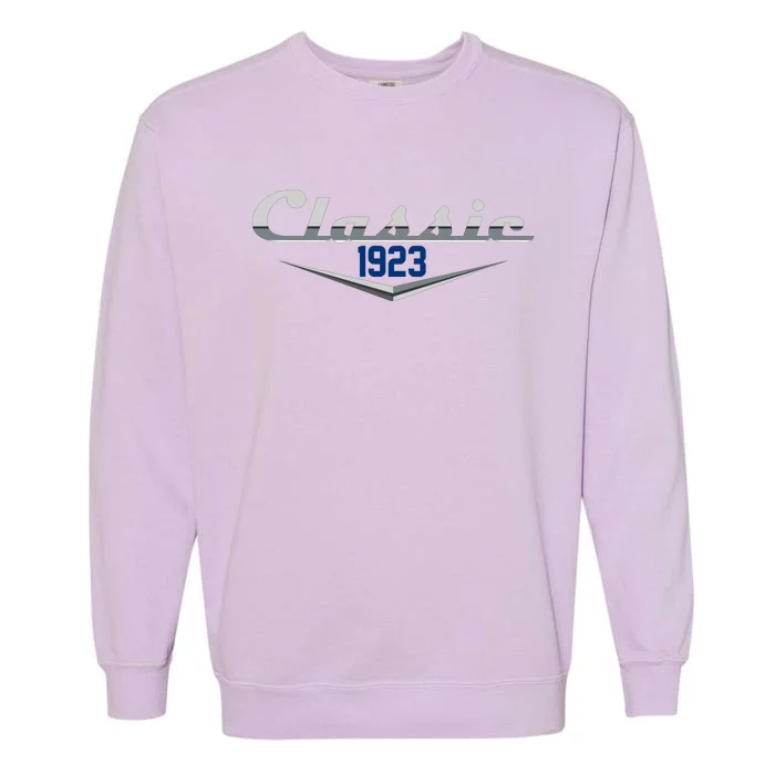 Classic 1923 Vintage 100th Birthday Garment-Dyed Sweatshirt