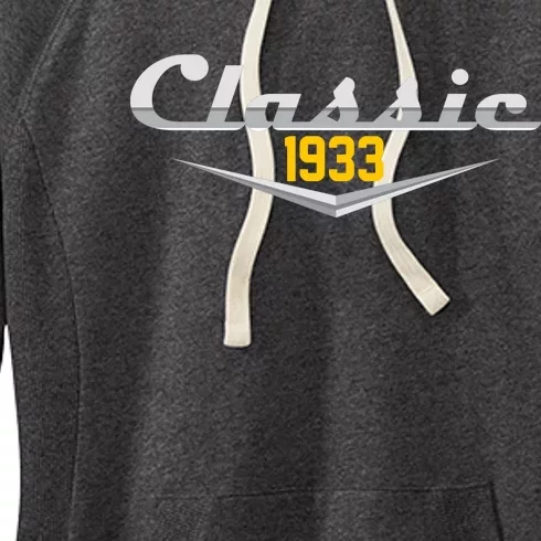 Classic 1933 Vintage 90th Birthday Women's Fleece Hoodie