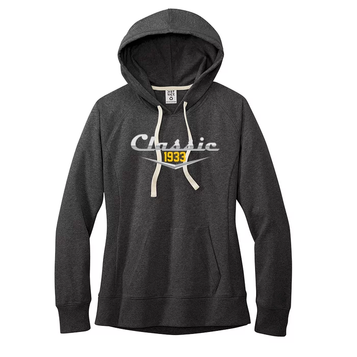 Classic 1933 Vintage 90th Birthday Women's Fleece Hoodie