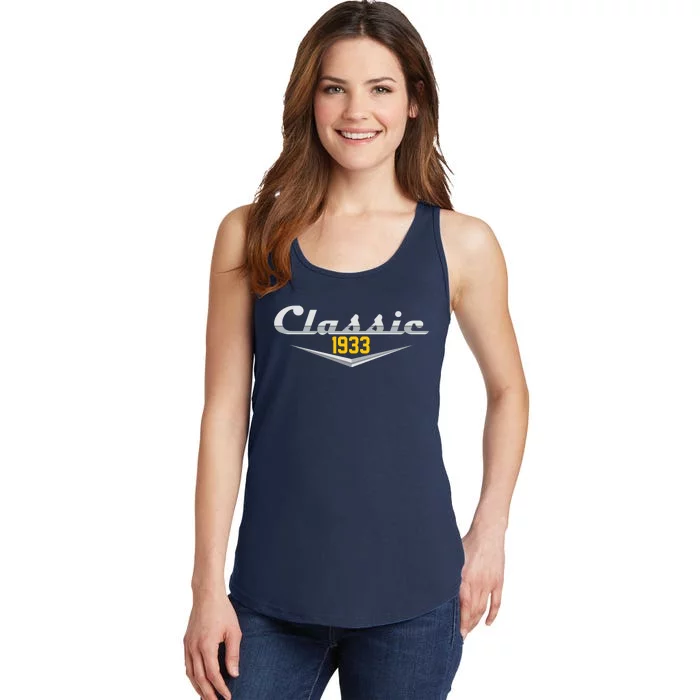 Classic 1933 Vintage 90th Birthday Ladies Essential Tank