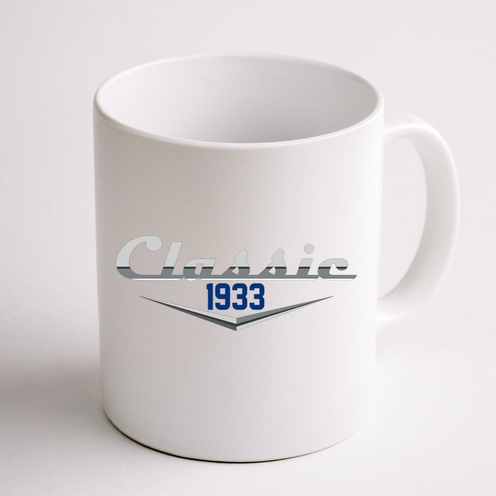 Classic 1933 Vintage 90th Birthday Front & Back Coffee Mug