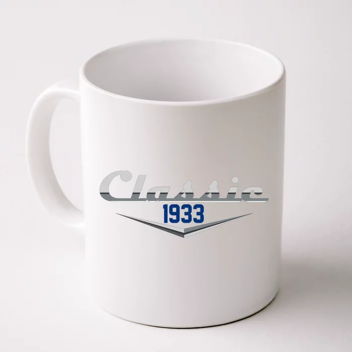 Classic 1933 Vintage 90th Birthday Front & Back Coffee Mug