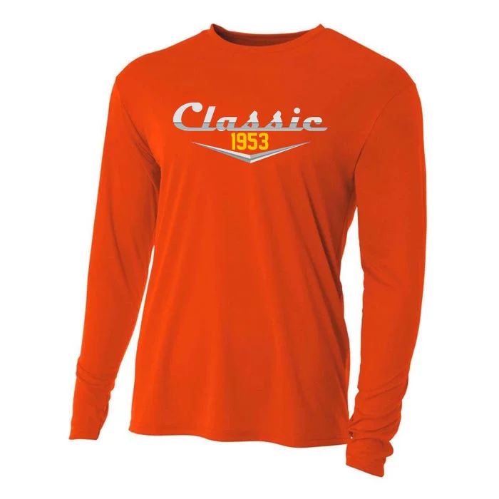 Classic 1953 Vintage 70th Birthday Cooling Performance Long Sleeve Crew