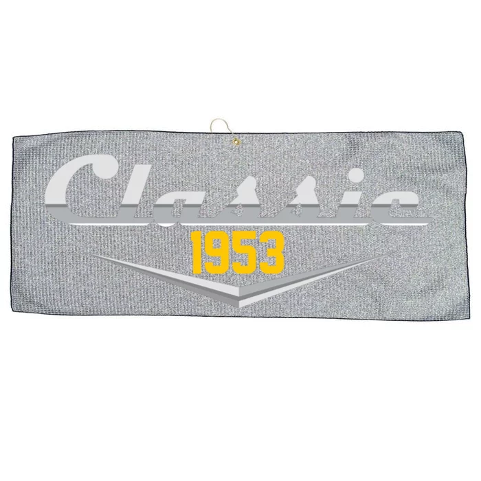 Classic 1953 Vintage 70th Birthday Large Microfiber Waffle Golf Towel