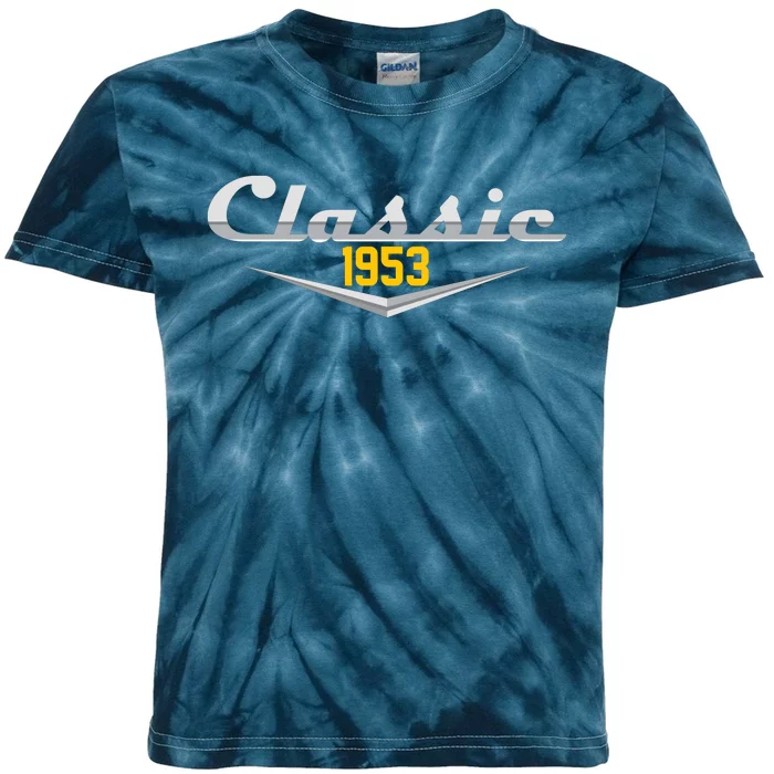 Classic 1953 Vintage 70th Birthday Kids Tie-Dye T-Shirt