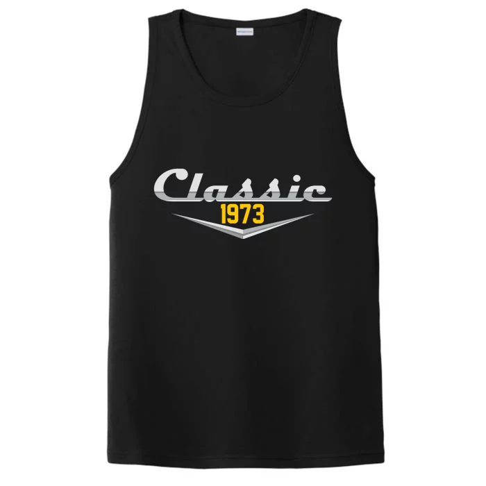 Classic 1973 Vintage 50th Birthday Performance Tank