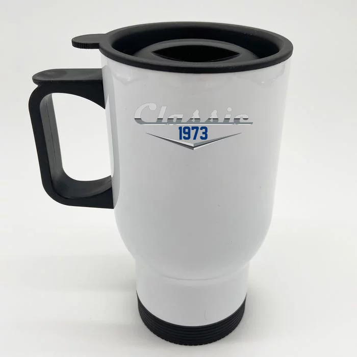 Classic 1973 Vintage 50th Birthday Front & Back Stainless Steel Travel Mug