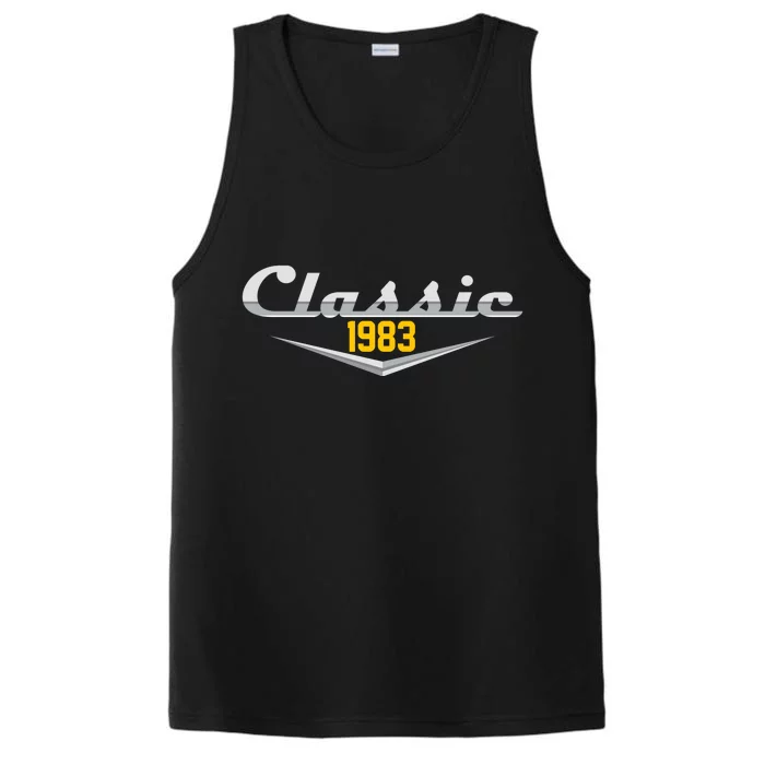 Classic 1983 Vintage 40th Birthday Performance Tank