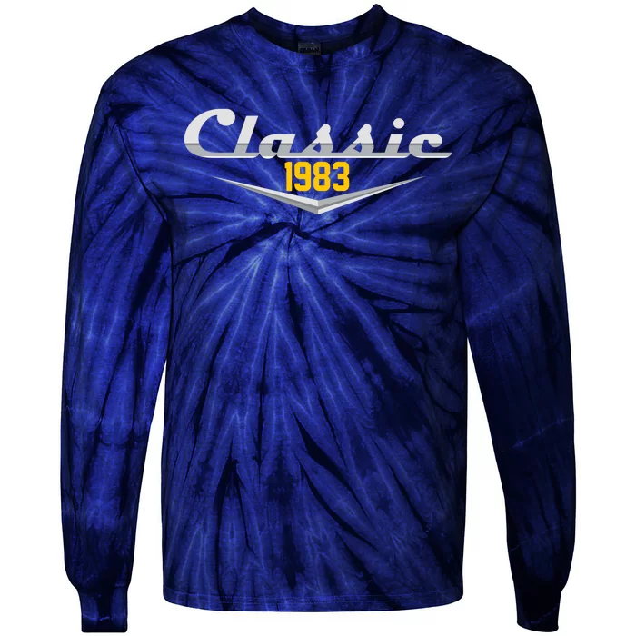 Classic 1983 Vintage 40th Birthday Tie-Dye Long Sleeve Shirt