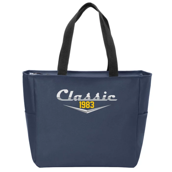 Classic 1983 Vintage 40th Birthday Zip Tote Bag