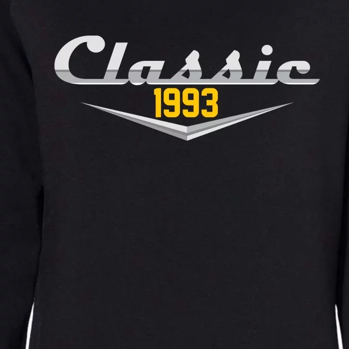 Classic 1993 Vintage 30th Birthday Womens California Wash Sweatshirt