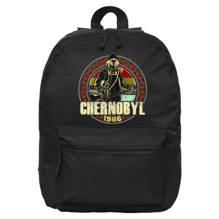 Chernobyl 1986 Vintage Nuclear Power Plant Disaster 16 in Basic Backpack