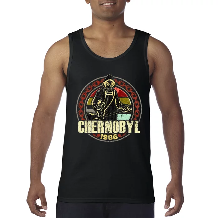 Chernobyl 1986 Vintage Nuclear Power Plant Disaster Tank Top