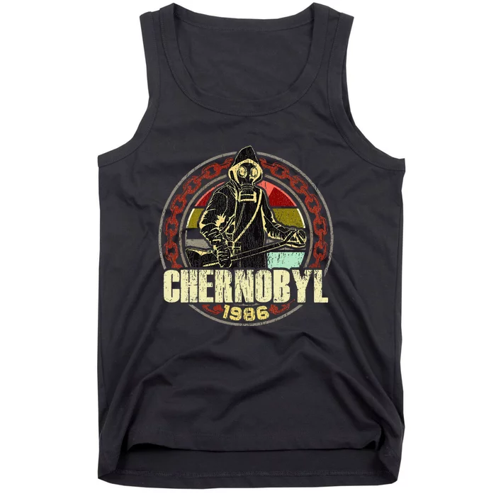 Chernobyl 1986 Vintage Nuclear Power Plant Disaster Tank Top