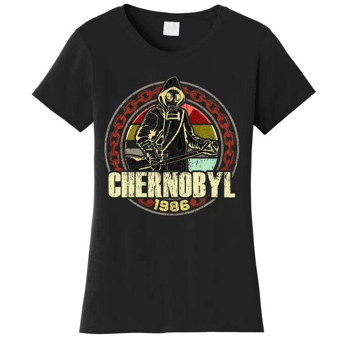 Chernobyl 1986 Vintage Nuclear Power Plant Disaster Women's T-Shirt