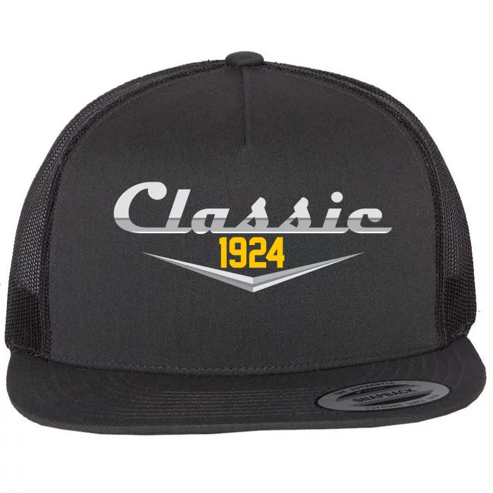 Classic 1924 Vintage 100th Birthday Flat Bill Trucker Hat