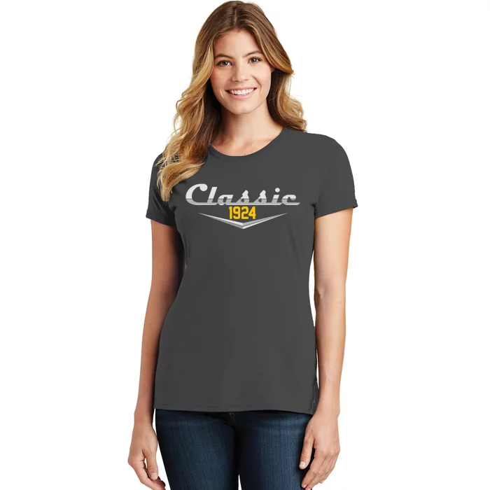 Classic 1924 Vintage 100th Birthday Women's T-Shirt